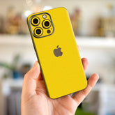 Yellow Matte Mobile Skin